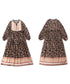Floral Stripe Lace Dress